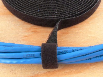 1.5 Black Adhesive Hook and Loop Tape, 5 Yards - Secure™ Cable Ties