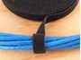 black 1\2 inch hook and loop around cables - 3 of 4