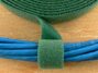 green 3\4 inch hook and loop around cables - 3 of 4