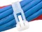 natural releasable cable tie on cable bundle - 3 of 4