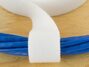 white 1 inch hook and loop around cables - 3 of 4