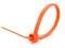 flourescent orange 8 inch miniature nylon cable tie - 0 of 3