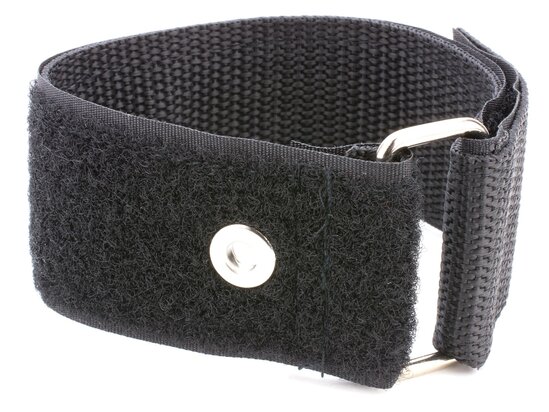 Picture of 24 x 2 Inch Heavy Duty Black Cinch Strap with Eyelet - 2 Pack
