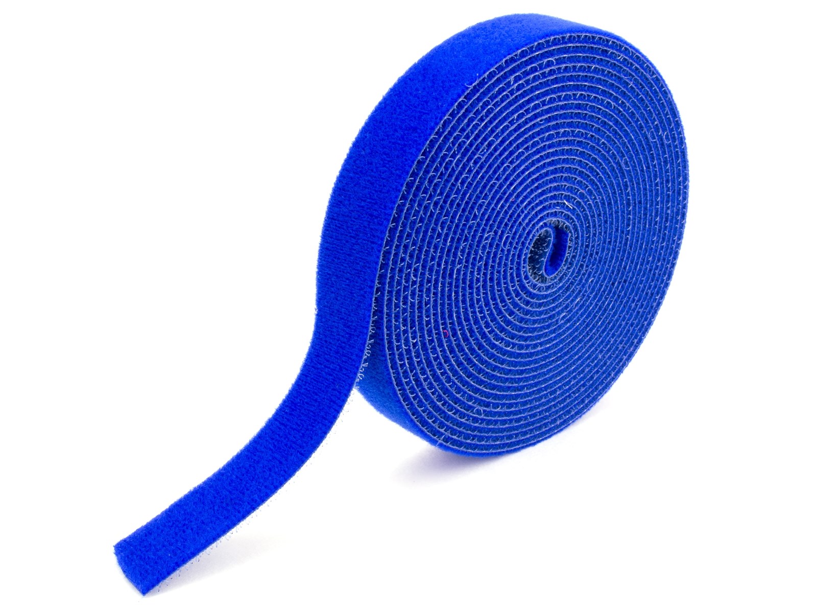 1/2 inch Continuous Blue Hook and Loop Wrap - 25 Yards