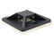 Picture of 1 1/2 Inch Black Square Adhesive Tie Mount - 100 Pack - 0 of 3