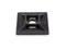 100 pack black 1.25 inch square tie mount - 1 of 4