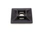100 pack black 1.25 inch square tie mount - 1 of 4