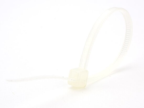 Picture of 4 Inch Natural Miniature Thin Cable Tie - 100 Pack
