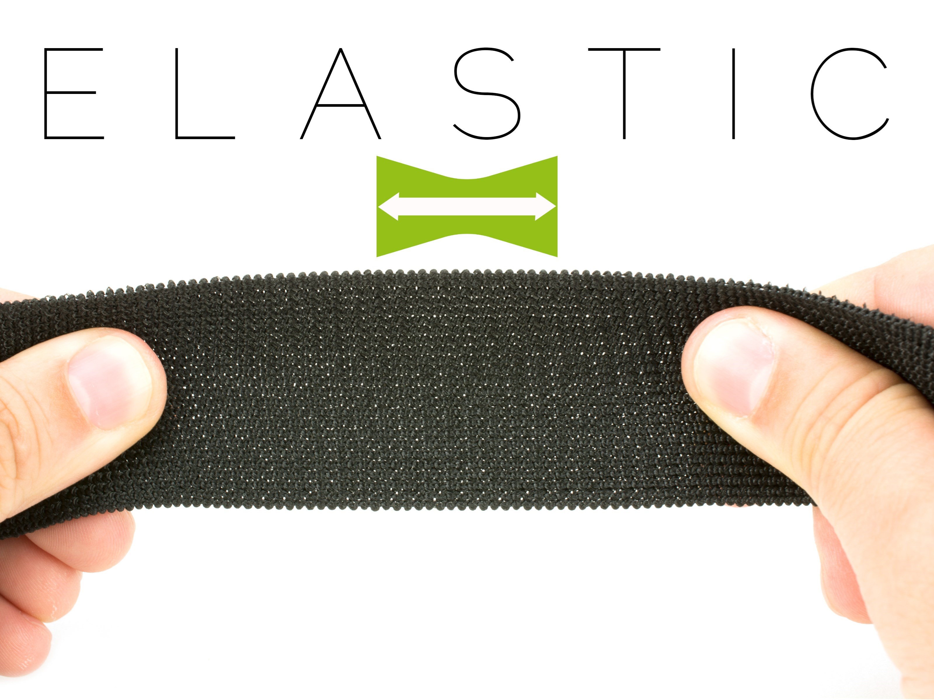 All Purpose Elastic Cinch Strap - 22 x 2 Inch - 5 Pack - Secure™ Cable Ties