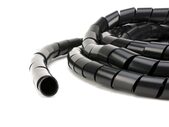 10 feet black 3\4 inch polyethylene spiral wrap