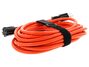 black 1.5 inch cinch strap around orange cable - 3 of 4