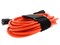 black 2 inch cinch strap around orange cable - 2 of 4