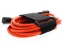 black cinch strap around orange cable - 3 of 4