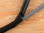 black 1\4 inch spiral wrap around cables - 1 of 3