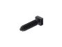 Picture of UV Black Wall Mount Plug with 8mm Mounting Hole - 100 Pack - 0 of 12