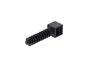 Picture of UV Black Wall Mount Plug with 9mm Mounting Hole - 100 Pack - 0 of 12
