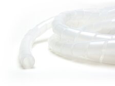 Picture of 1/2 Inch Clear Polyethylene Spiral Wrap - 100 Feet