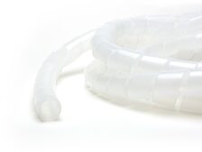 Picture of 1/4 Inch Clear Polyethylene Spiral Wrap - 50 Feet