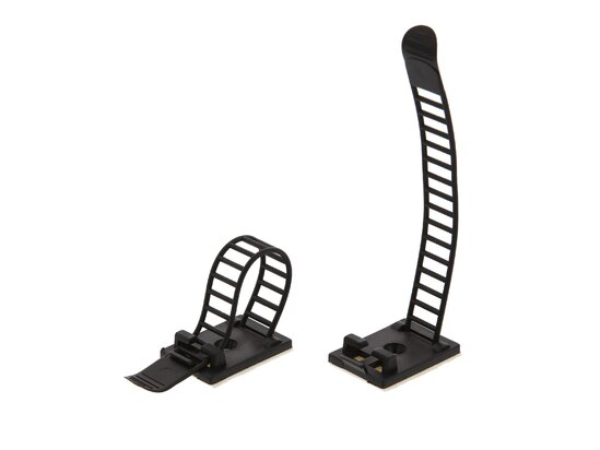 Picture of 22mm Black Adjustable Cable Strap - 100 Pack