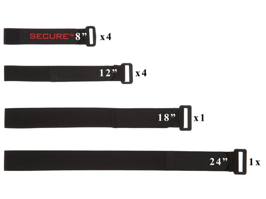 variety of cinch straps
