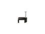 Picture of 10mm Black Flat Nail Cable Clip - 100 Pack - 1 of 9