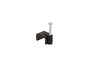 Picture of 10mm Black Flat Nail Cable Clip - 100 Pack - 2 of 9