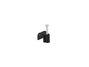 Picture of 6mm Black Round Nail Cable Clip - 100 Pack - 2 of 9