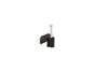 Picture of 7mm Black Round Nail Cable Clip - 100 Pack - 2 of 9