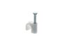Picture of 7mm White Round Nail Cable Clip - 100 Pack - 2 of 9