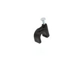 Picture of 8mm Black Round Nail Cable Clip - 100 Pack