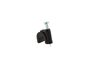 Picture of 8mm Black Round Nail Cable Clip - 100 Pack - 2 of 9