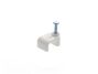 Picture of 8mm White Flat Nail Cable Clip - 100 Pack - 0 of 9