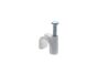 Picture of 8mm White Round Nail Cable Clip - 100 Pack - 2 of 9