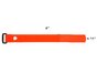 Picture of 8 Inch Orange Cinch Strap with Eyelet - 5 Pack - 1 of 4