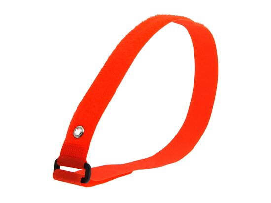 Picture of 24 x 1 Inch Orange Cinch Straps with Eyelet - 2 Pack