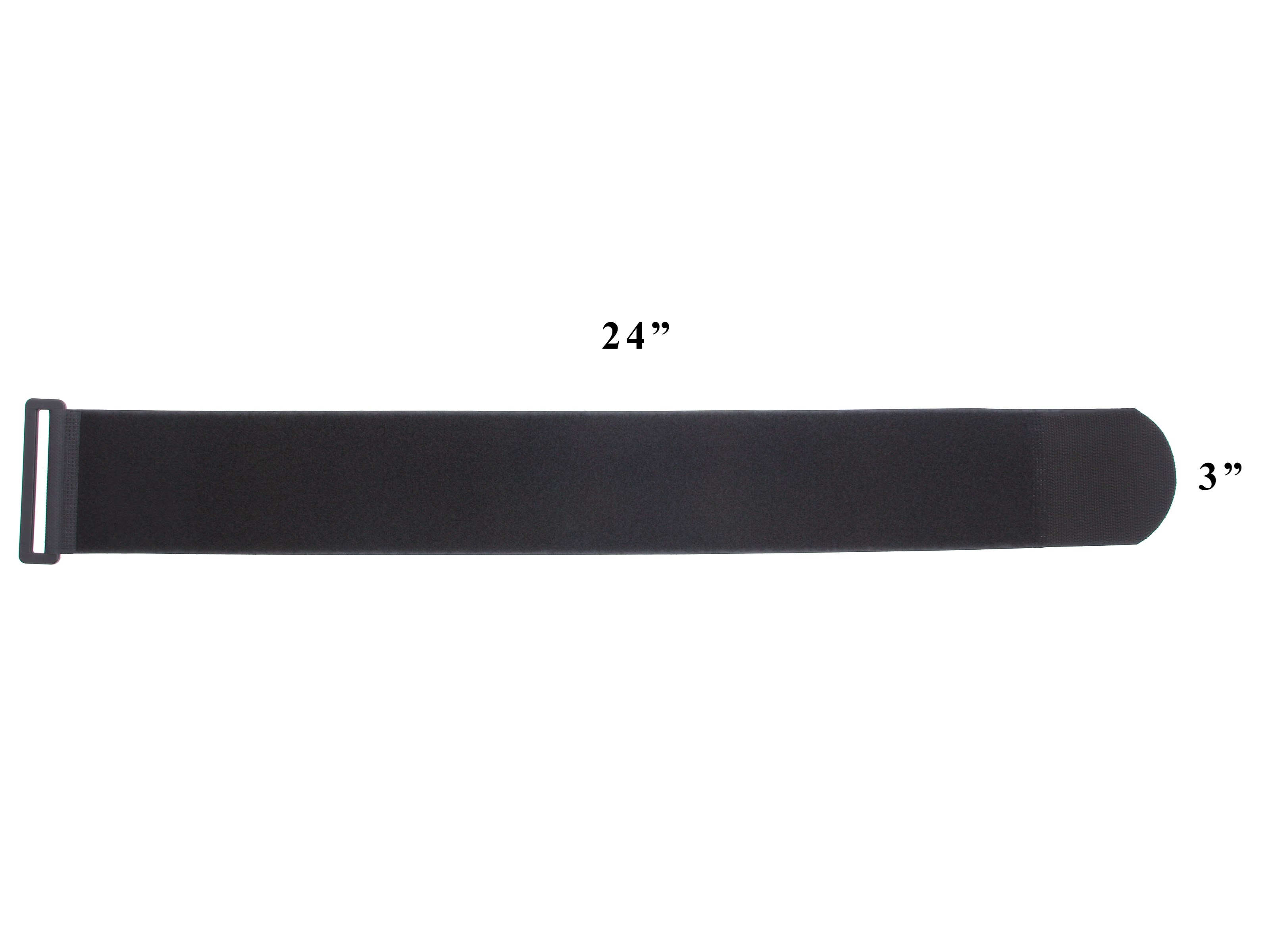24 X 3 Inch Heavy-Duty Black Cinch Strap - 5 Pack - Secure™ Cable Ties