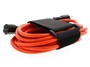 black 3 inch cinch strap around orange cable - 3 of 4