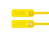 tamper evident yellow 19 inch plastic seal
