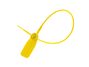 12 1/2 Inch Unlabeled Standard Yellow Tamper Evident Security Seal  - 1 of 4
