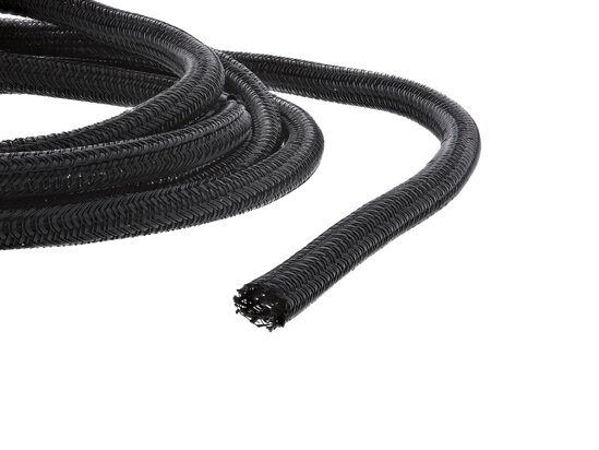 Picture of 1/4 Inch Self-Closing Braided Wrap 10FT - Black