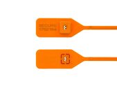 orange 13 inch standard tamper evident plastic security seal