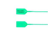 8 Inch Light-Duty Green Pull Tight Plastic Seal
