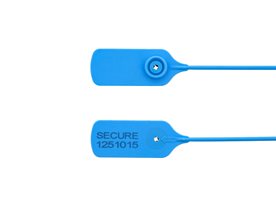 blue 15 inch high security tamper evident plastic security seal