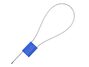 Picture of 12 Inch Blue Pull Tight Galvanized Steel Cable Seal with 1.8mm wire - 50 Pack - 0 of 3