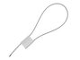 Picture of 12 Inch Silver Pull Tight Blank Galvanized Steel Cable Seal with 1.8mm wire - 50 Pack - 0 of 3