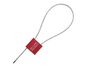 Picture of 12 Inch Red Pull Tight Stainless Steel Cable Seal with 2.5mm wire - 50 Pack - 0 of 3