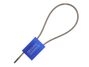 Picture of 12 Inch Blue Pull Tight Stainless Steel Cable Seal with 3.5mm wire - 50 Pack - 0 of 2