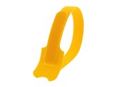 Picture of 12 Inch Yellow Hook and Loop Tie Wrap - 50 Pack