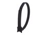 Picture of 18 Inch Black Hook and Loop Tie Wrap - 10 Pack - 0 of 4