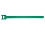 Picture of 8 Inch Green Hook and Loop Tie Wrap - 10 Pack - 1 of 4